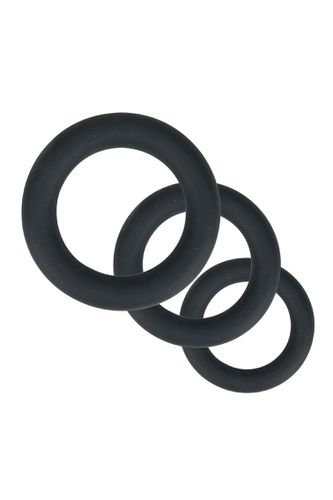 Thick Silicone Cock Rings 3 Pack - - One Size - Loving Joy - Modalova