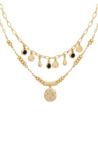 Womens Gold 'Savanna' Layered Necklace - - One Size - Bibi Bijoux - Modalova