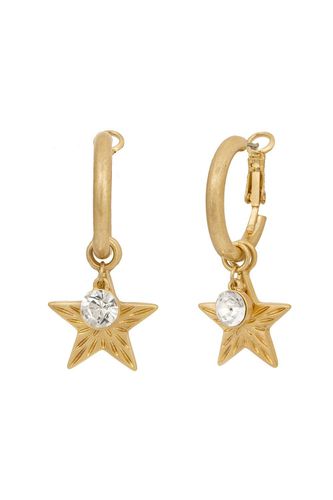 Womens Gold 'Starburst' Interchangeable Hoop Earrings - - One Size - Bibi Bijoux - Modalova
