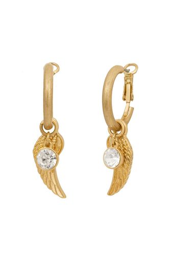 Womens Gold 'Serenity' Interchangeable Hoop Earrings - - One Size - Bibi Bijoux - Modalova