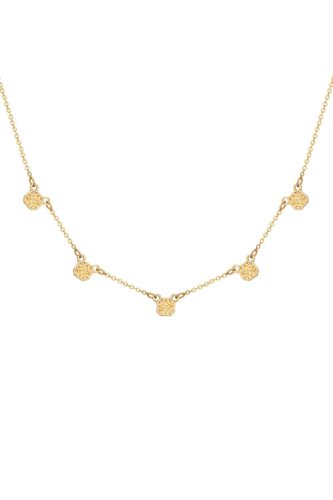 Womens Gold 'Deco' Charm Necklace - - One Size - NastyGal UK (+IE) - Modalova