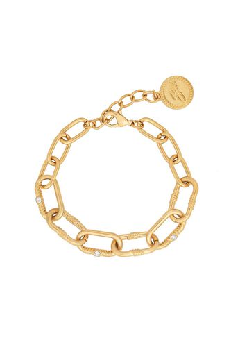 Womens Gold 'Courage' Chunky Chain Bracelet - - One Size - NastyGal UK (+IE) - Modalova