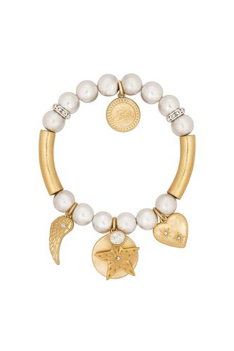 Womens Gold Mix 'Serenity' Ball Bracelet - - One Size - Bibi Bijoux - Modalova