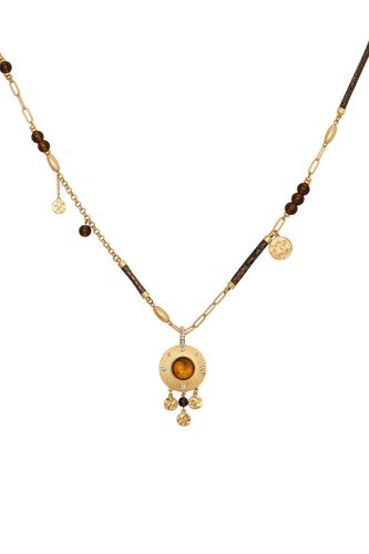 Womens Gold 'Divine' Long Charm Necklace - - One Size - NastyGal UK (+IE) - Modalova
