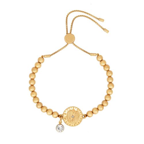 Womens Gold 'Starlit Harmony' Disc Friendship Bracelet - - One Size - NastyGal UK (+IE) - Modalova