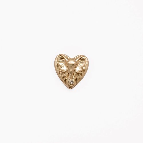 Womens Gold 'Elephantessa' Brooch - - One Size - NastyGal UK (+IE) - Modalova