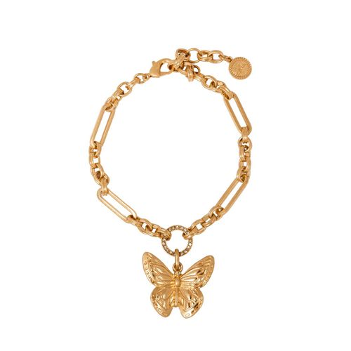 Womens Gold 'Serene Wings'Butterfly Bracelet - - One Size - Bibi Bijoux - Modalova
