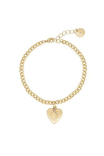 Womens Gold Chunky 'Cherish' Bracelet - - One Size - Caramel Jewellery London - Modalova