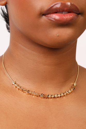 Womens Gold 'Luna' Star Friendship Necklace - - One Size - Caramel Jewellery London - Modalova