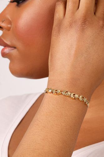 Womens Gold 'Luna' Star Friendship Bracelet - - One Size - NastyGal UK (+IE) - Modalova
