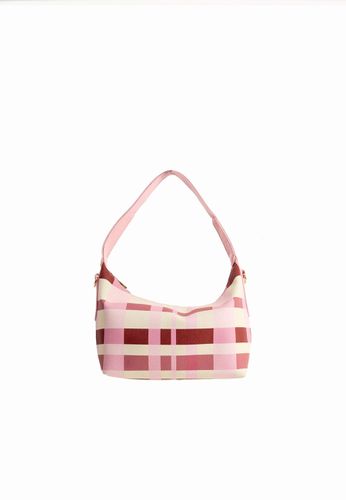 Womens Slouchy Check Shoulder Bag - - One Size - My Accessories London - Modalova