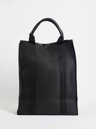 Straw Tote Bag - Blue - One Size - SVNX - Modalova
