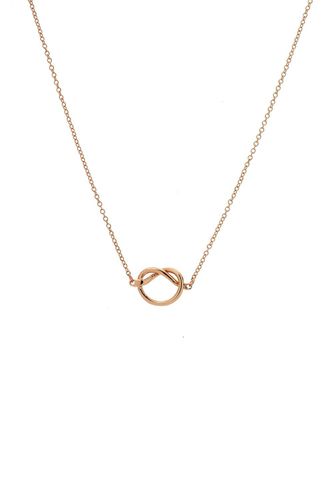 Womens Friendship Knot Necklace Rose Gold Plated - - 18 inches - Joy by Corrine Smith - Modalova