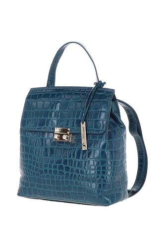 Womens Croc Print Real Leather Backpack - - One Size - NastyGal UK (+IE) - Modalova