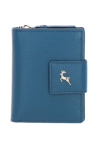 Womens 'Arte in Pelle' RFID Secure Wallet/Purse with Zip and Stud Closure - - One Size - Ashwood Leather - Modalova