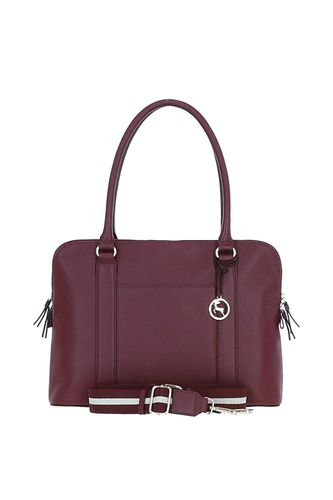 Womens 'Cuore di Cuoio' 3 Section Large Leather Handbag - - One Size - Ashwood Leather - Modalova