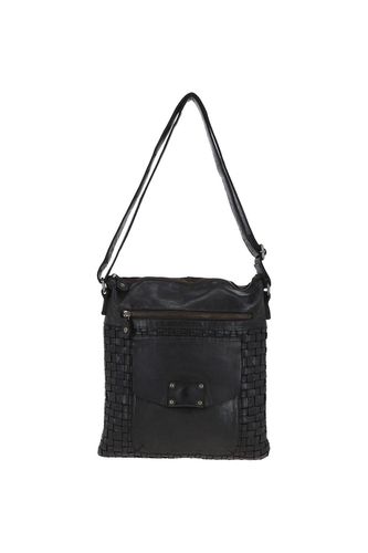Womens 'Estasi' Woven Classic Large Leather Vintage Crossbody Bag - - One Size - NastyGal UK (+IE) - Modalova