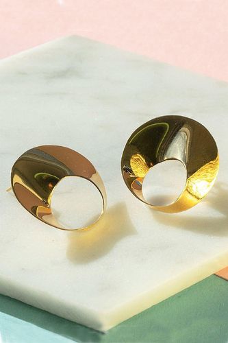 Womens Swirl Sterling Silver Stud Earrings - - One Size - NastyGal UK (+IE) - Modalova