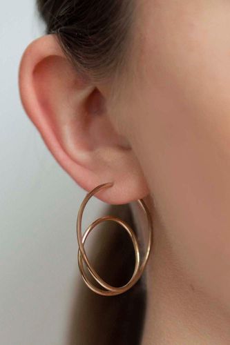 Womens Spring Sterling Silver Hoop Earrings - - One Size - Otis Jaxon London - Modalova