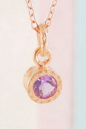 Womens Amethyst February Birthstone Sterling Silver Pendant Necklace - - One Size - Otis Jaxon London - Modalova