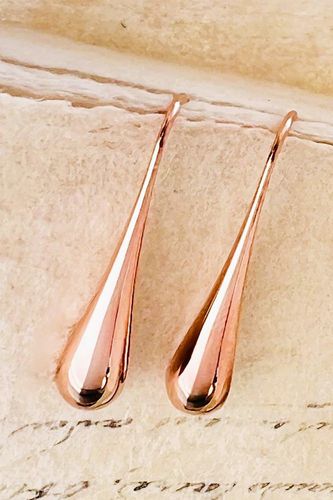 Womens Polished Teardrop Sterling Silver Drop Earrings - - One Size - NastyGal UK (+IE) - Modalova