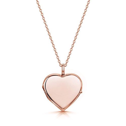 Womens Heart Personalised Locket - - One Size - LOVELOX Lockets - Modalova