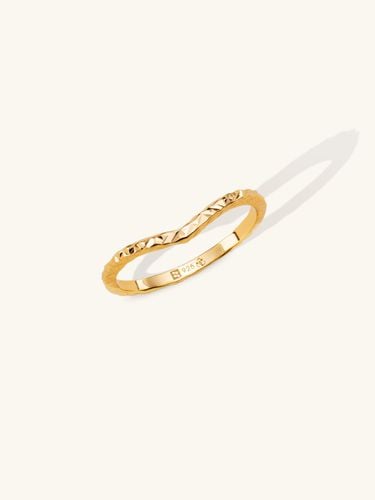 Womens Shimmer Wishbone Midi Ring - - 4 - L'ERA - Modalova