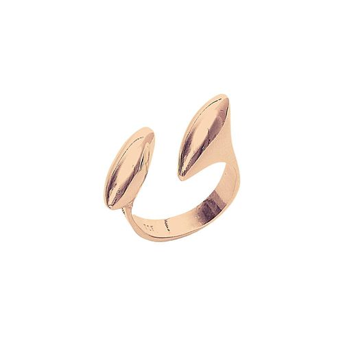 Womens Double Marquise Sterling Silver Adjustable Ring - - One Size - NastyGal UK (+IE) - Modalova