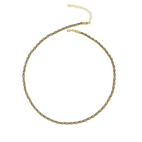 Womens Handmade Rope Braided Sterling Silver Beaded Chain Necklace - - One Size - NastyGal UK (+IE) - Modalova