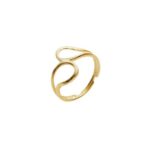 Womens Intercepting Circles New Sterling Silver Ring - - One Size - NastyGal UK (+IE) - Modalova