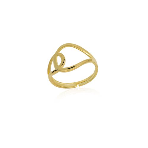 Womens Intercepting Circles Sterling Silver Statement Signature Ring - - One Size - NastyGal UK (+IE) - Modalova