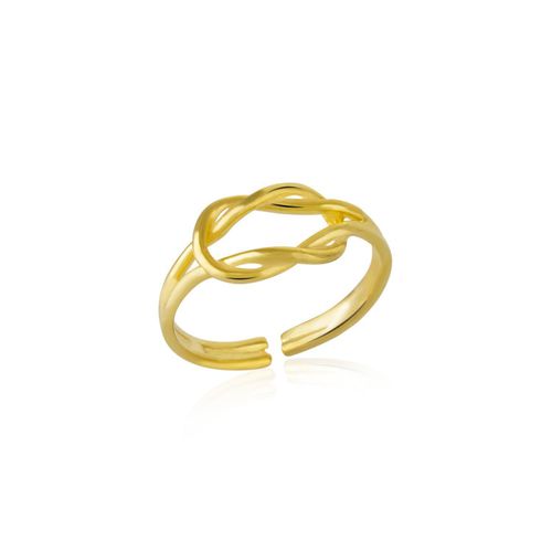 Womens Knot Sterling Silver Adjustable Ring - - One Size - Spero London - Modalova