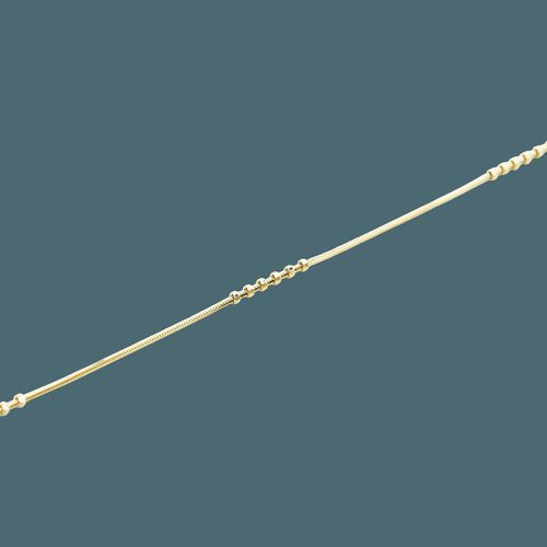 Womens Six Beads Sterling Silver Bracelet - - One Size - NastyGal UK (+IE) - Modalova