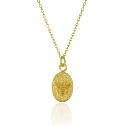 Womens Sterling Silver Bee Chain Pendant Necklace - - One Size - Spero London - Modalova
