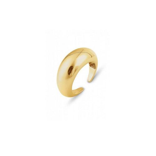 Womens Sterling Silver Dome Crescent Ring - - One Size - Spero London - Modalova