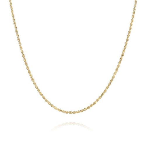 Womens Sterling Silver Rope Chain Necklace - - One Size - NastyGal UK (+IE) - Modalova