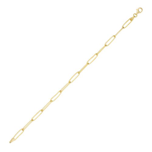 Womens Sterling Silver Rectangular Large Chain Bracelet - - One Size - NastyGal UK (+IE) - Modalova