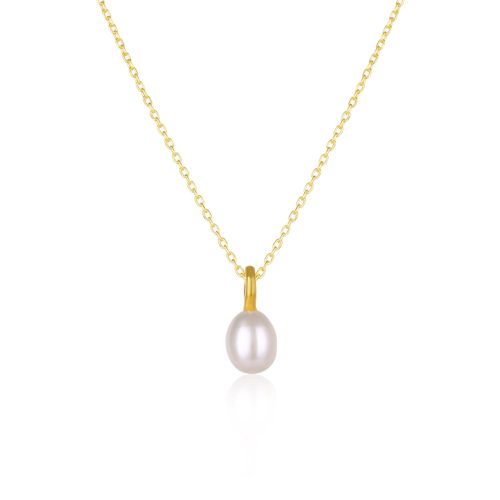 Womens Treasures Baroque Seed Pearl Pendant Sterling Silver Necklace - - One Size - Spero London - Modalova