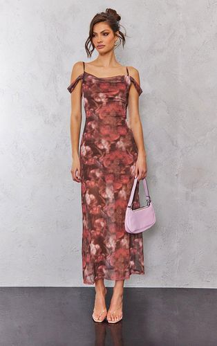 Womens Tall Floral Cowl Neck Maxi Dress - 16 - NastyGal UK (+IE) - Modalova