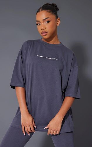 Womens Charcoal Print Oversized T-Shirt - - 6 - NastyGal UK (+IE) - Modalova