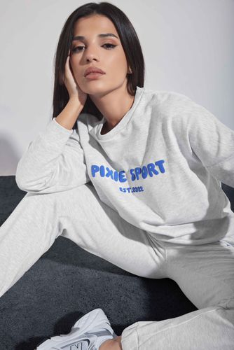 Womens Petite 'Pixie Sport' Slogan Sweatshirt - - 10 - PixieGirl - Modalova