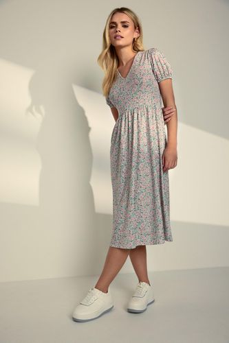 Womens Petite Printed Midi Dress - - 8 - PixieGirl - Modalova