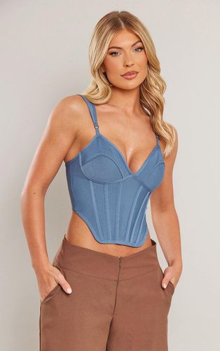 Womens Steel Bandage Dip Hem Bust Cup Corset Top - 12 - NastyGal UK (+IE) - Modalova