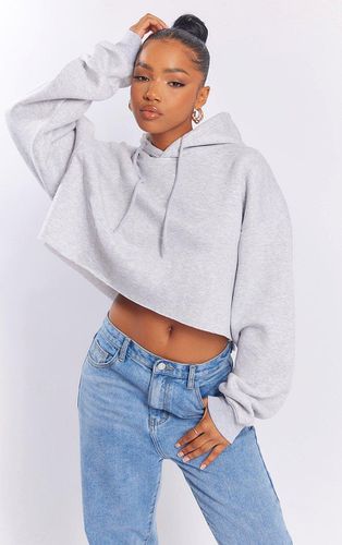 Womens Ash Oversized Crop Sweat Hoodie - XL - NastyGal UK (+IE) - Modalova