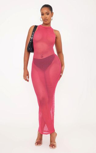 Womens Shape Fishnet Sleeveless Maxi Dress - 8 - NastyGal UK (+IE) - Modalova