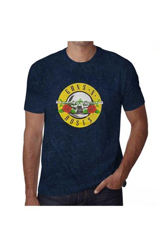 Classic Logo T-Shirt - Navy - XL - Guns N Roses - Modalova