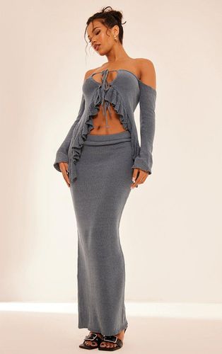 Womens Teal Knit Maxi Skirt - - XS - NastyGal UK (+IE) - Modalova