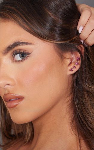 Womens Jeweled Heart Ear Cuff Twin Pack - One Size - NastyGal UK (+IE) - Modalova