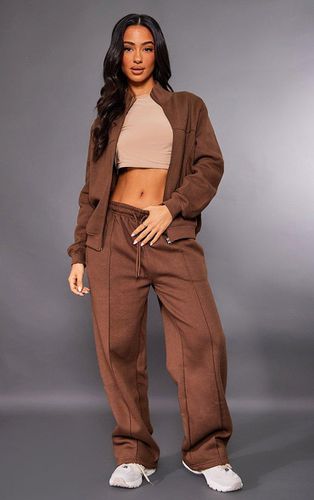 Womens Petite Chocolate Seam Detail Straight Leg Joggers - - 4 - NastyGal UK (+IE) - Modalova