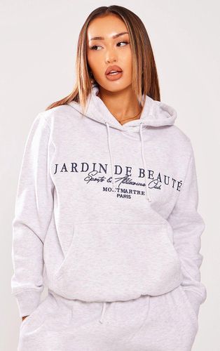 Womens Petite Ash Slogan Detail Oversized Hoodie - 4 - NastyGal UK (+IE) - Modalova